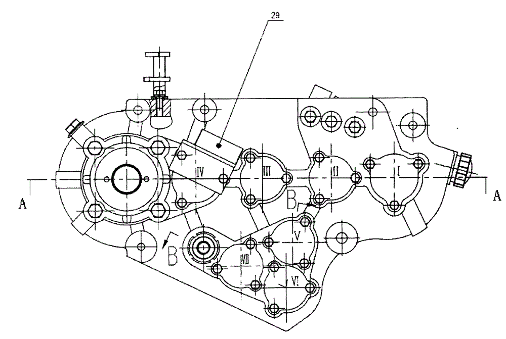 Multi-shaft high-power tiller