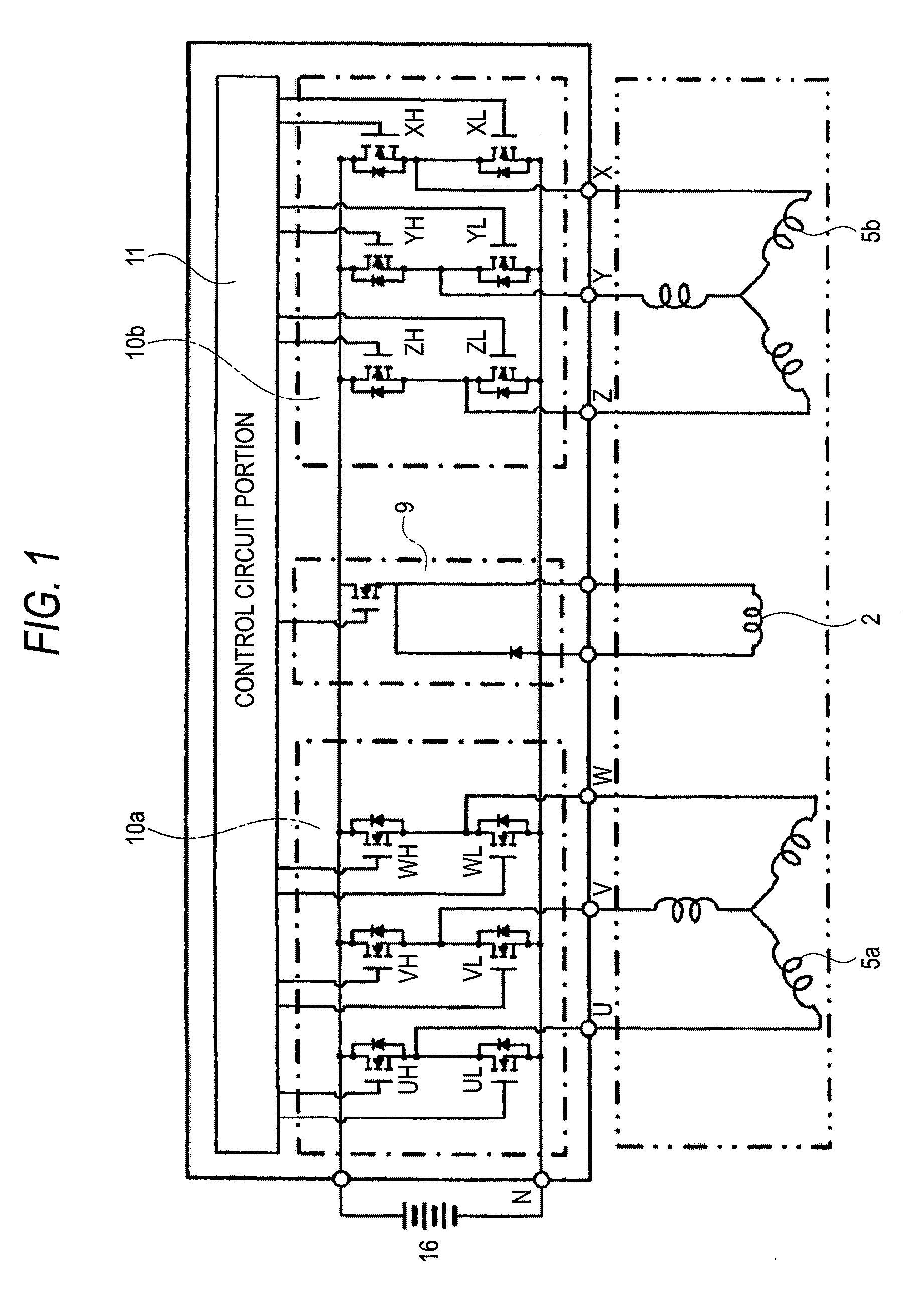 Generator motor for vehicle and control method for the same