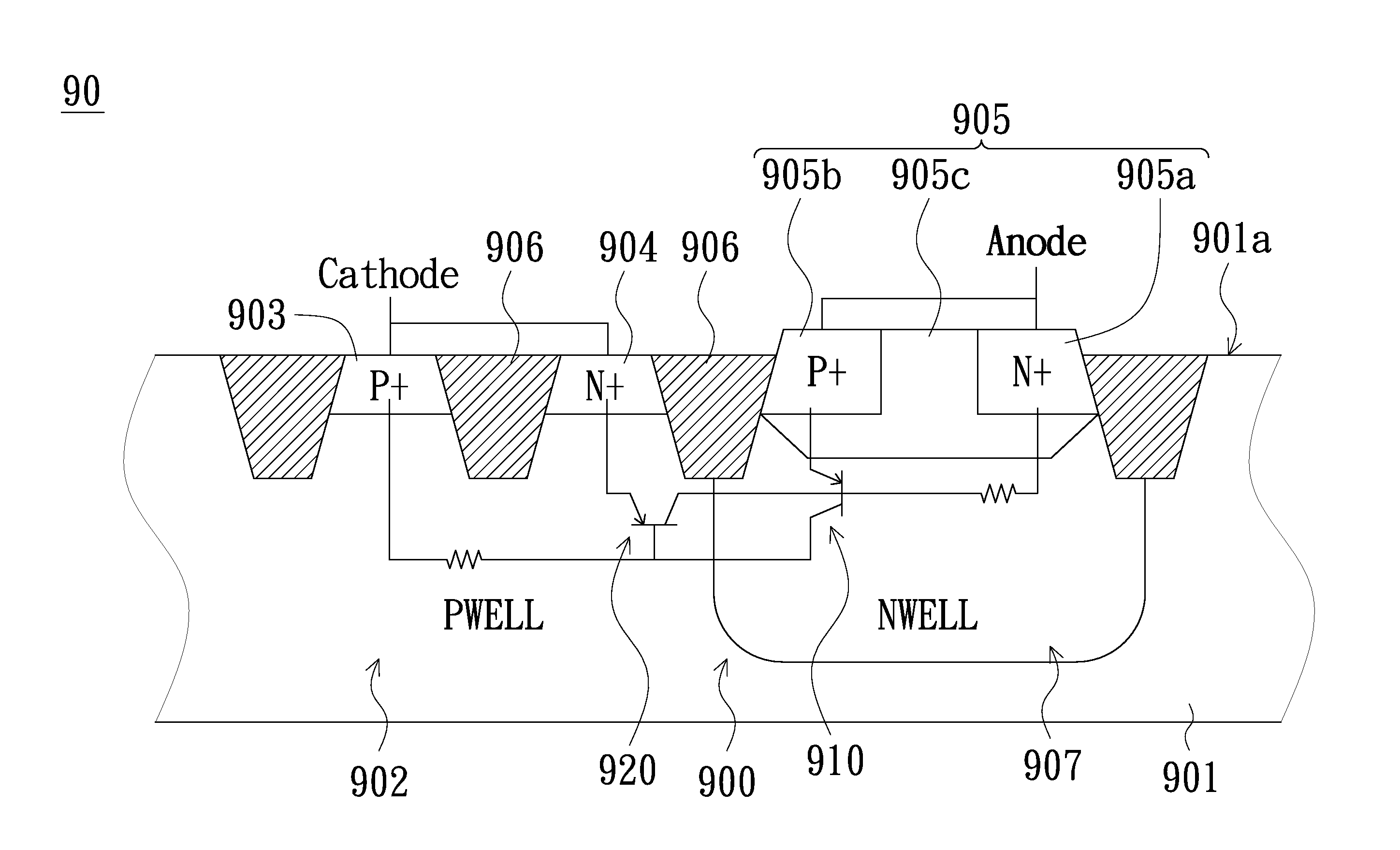 Electrostatic discharge protection apparatus