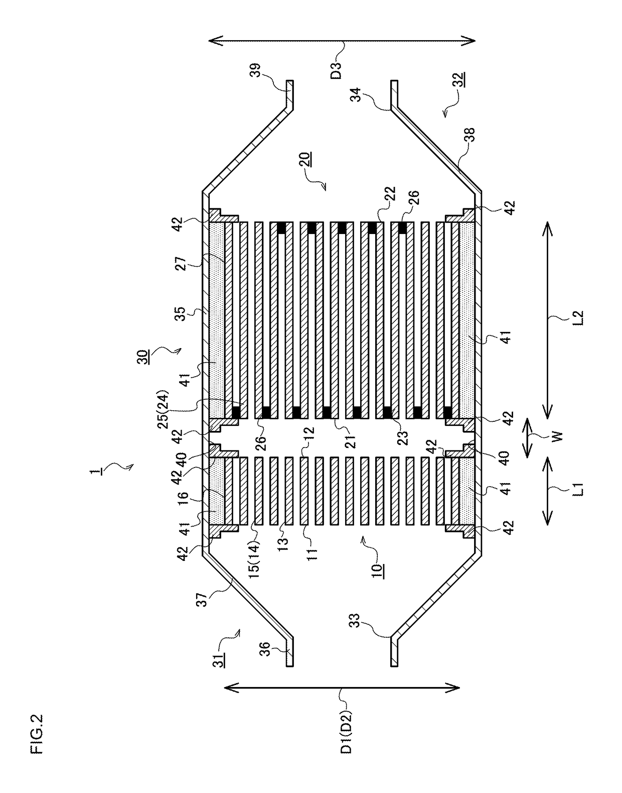 Exhaust gas purifying device