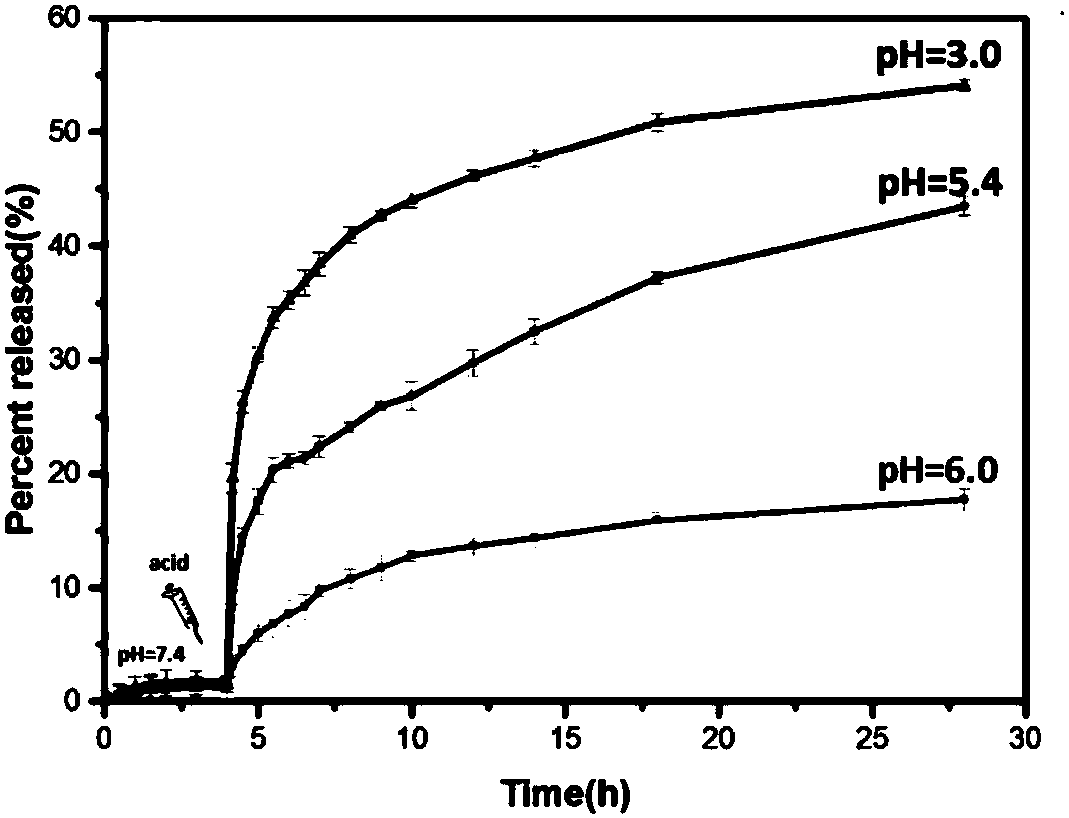 A kind of ph and light dual response targeting drug loading system and its preparation method