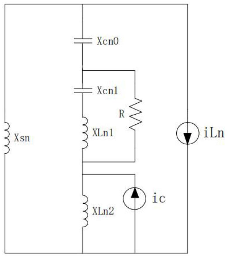 Harmonic damping method and device for parallel capacitor bank