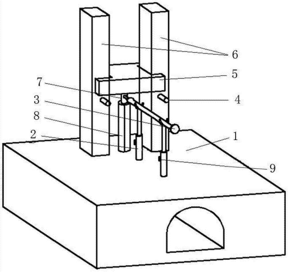 A device for imposing transient decompression stress waves in a large-scale similar experimental system