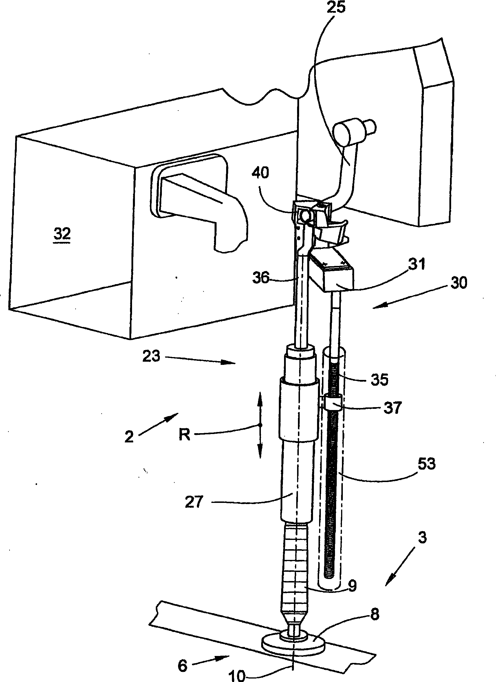 Spindle for a motion gear