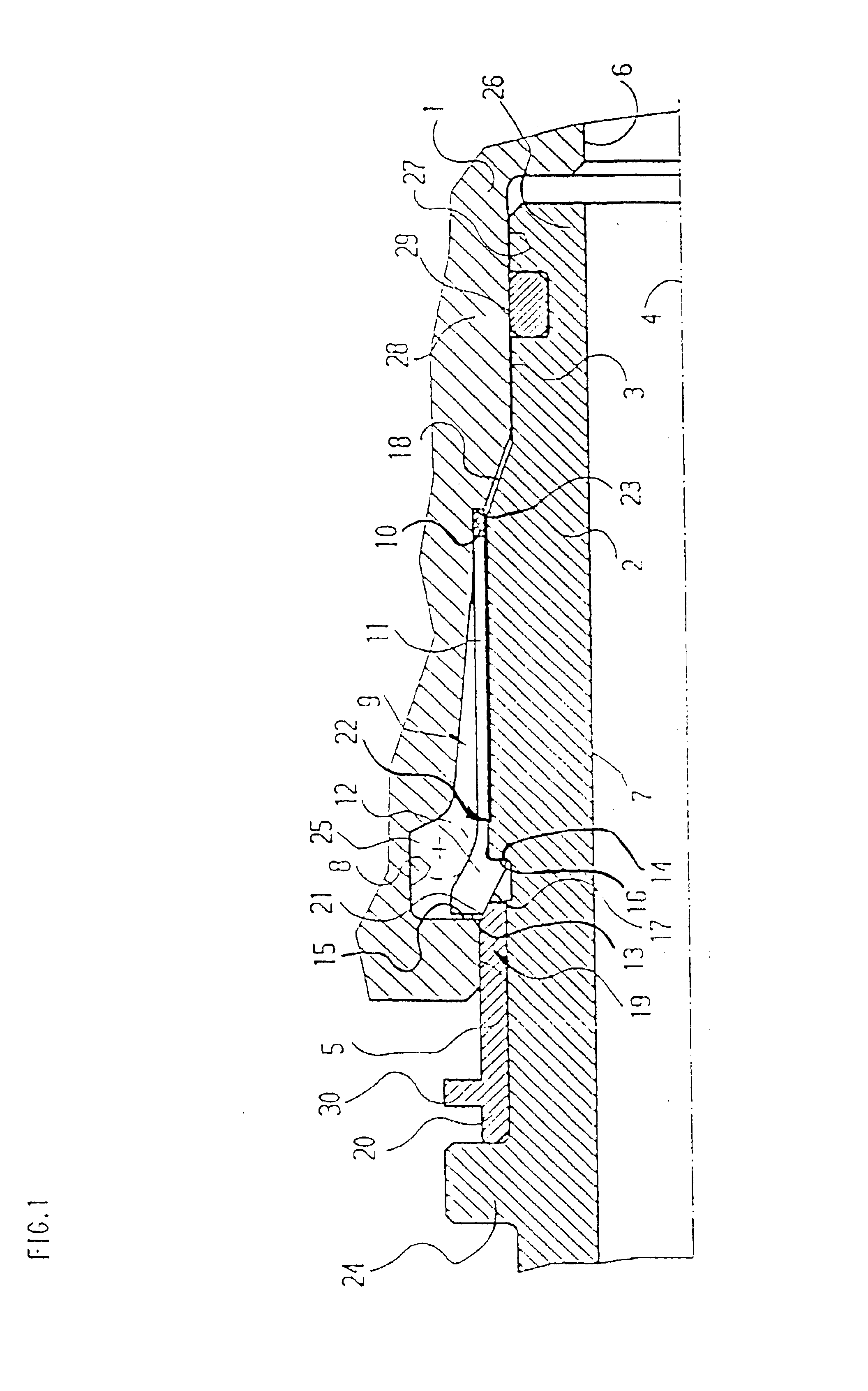 Coupling for connecting hydraulic ducts