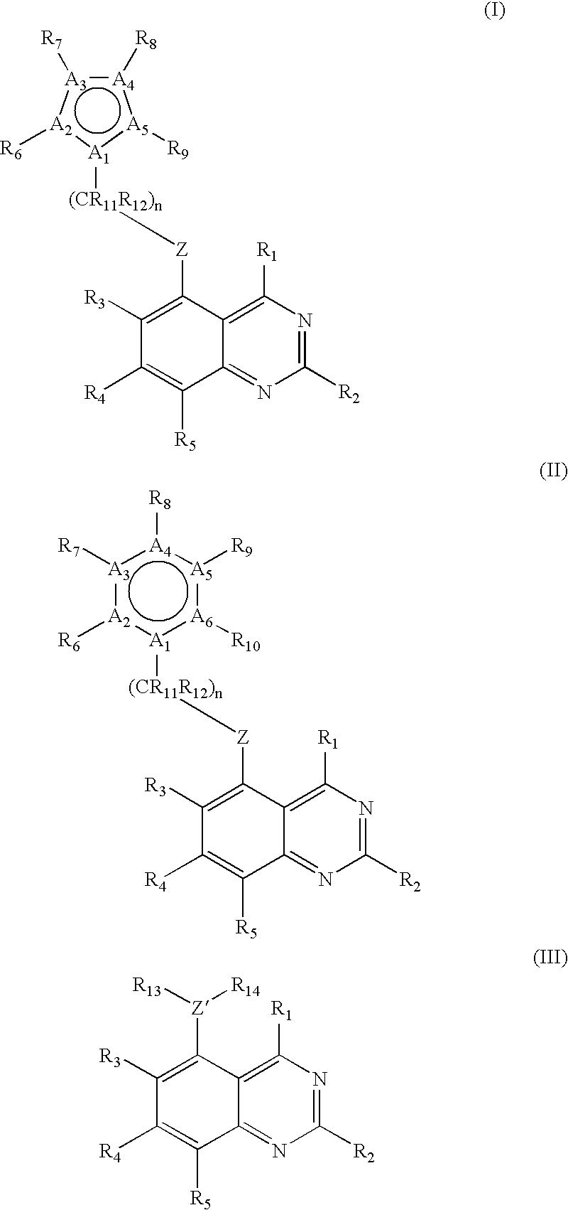 Methods of modulating serine/threonine protein kinase function with quinazoline-based compounds
