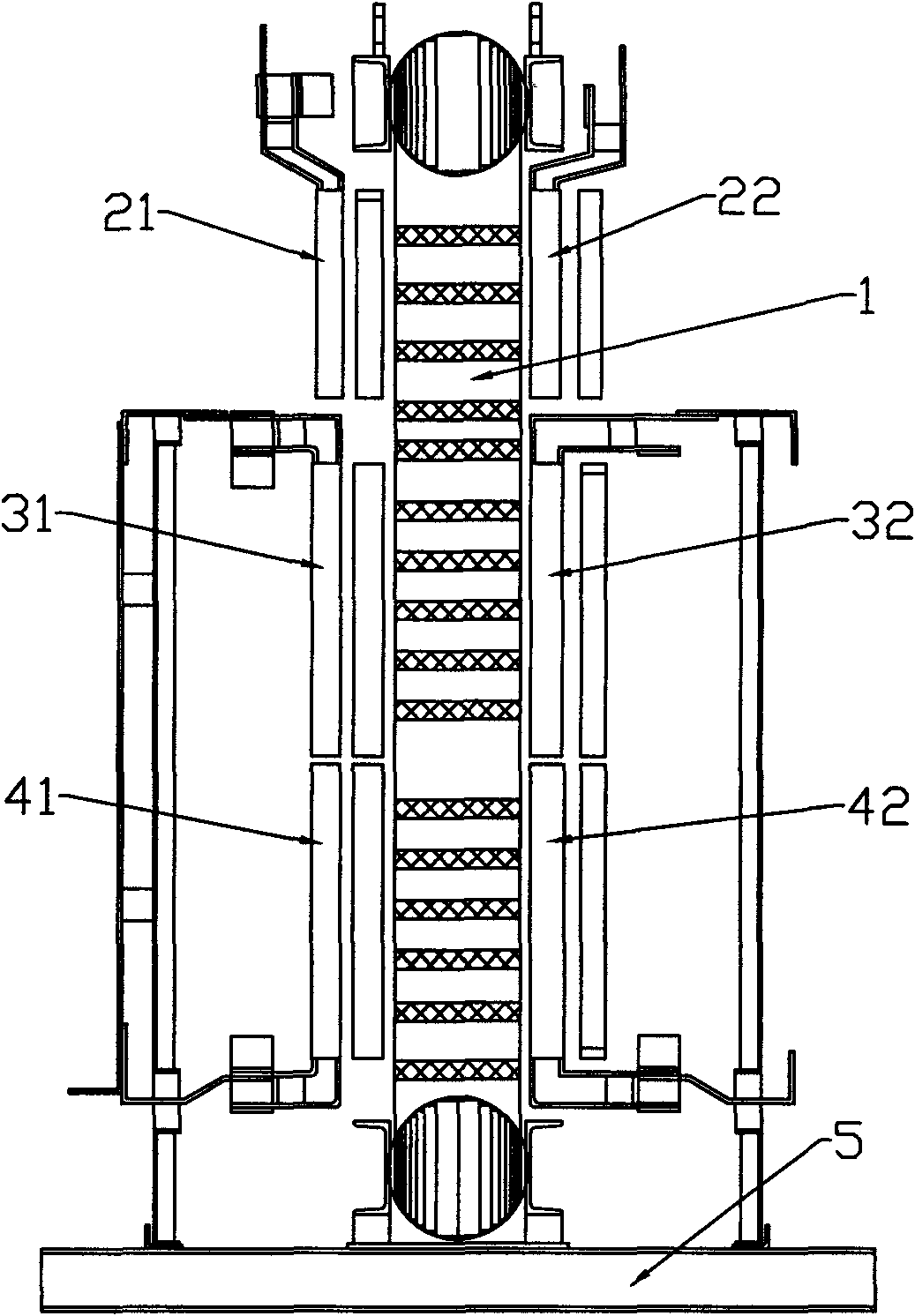 Double pulse combined type transformer