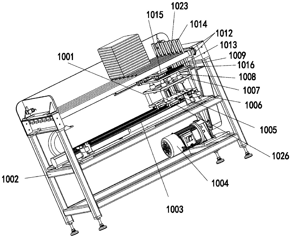 A lithium battery automatic packaging equipment