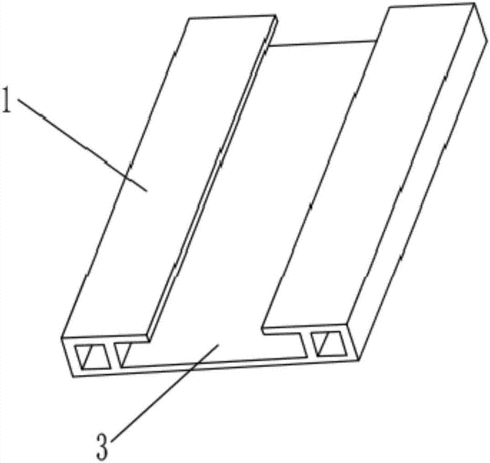 Nail-free dust-free floor mounting accessory