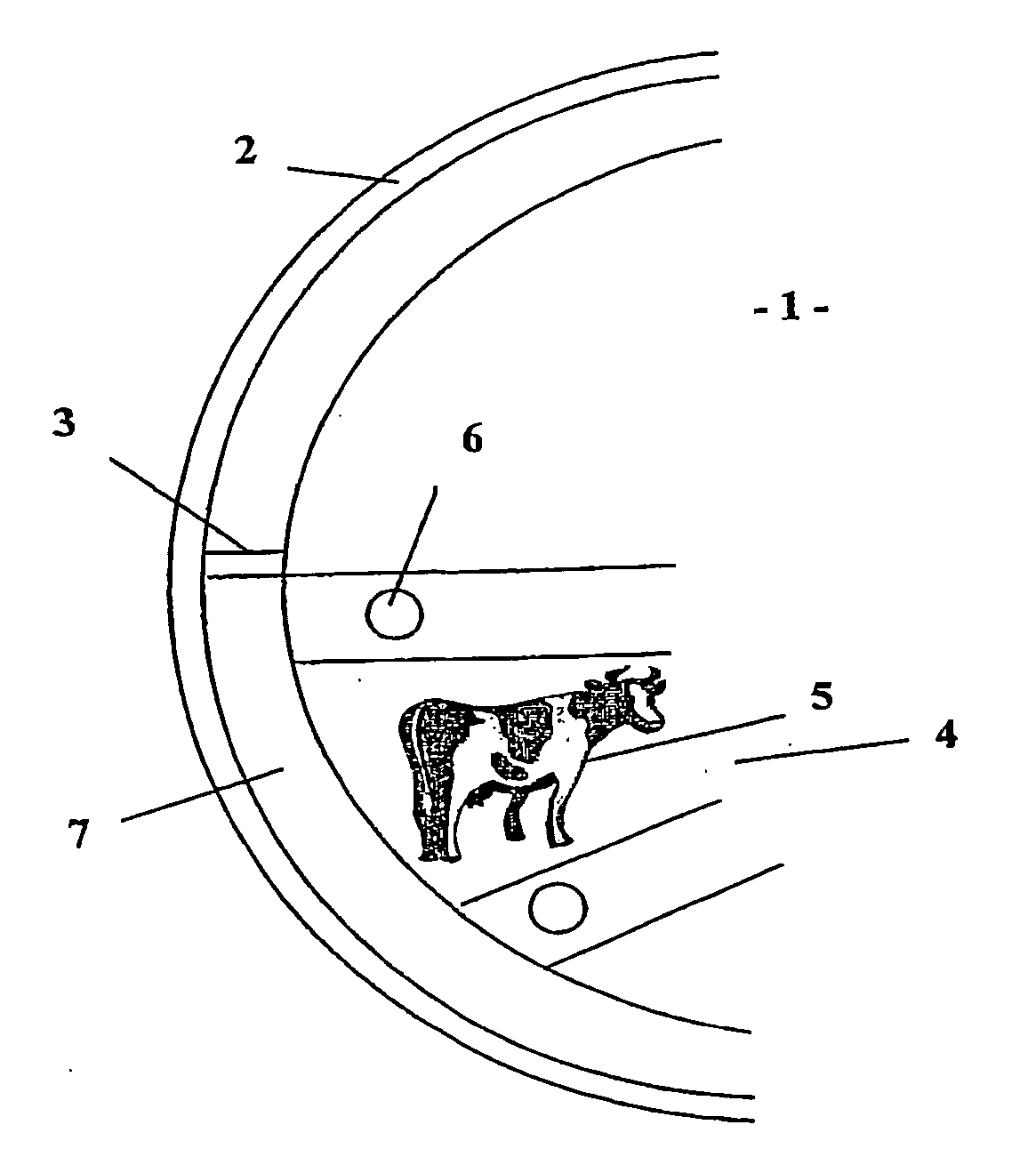 Attachment for a rotary milking platform