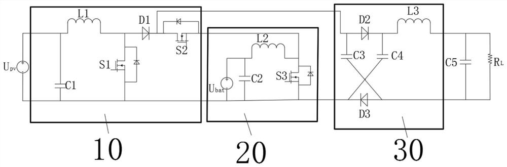 Novel optical storage integrated direct current converter