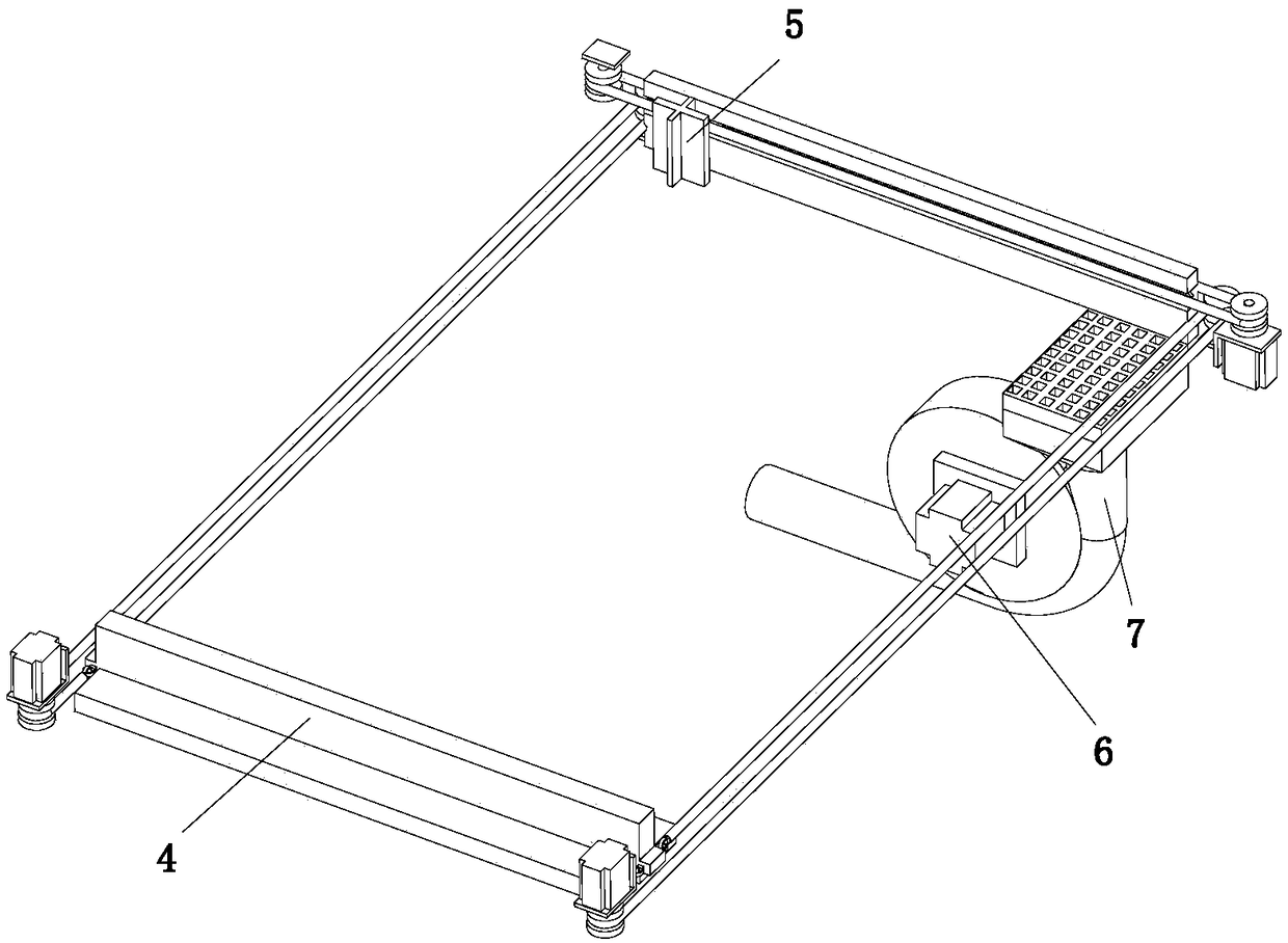 Automatic excrement removing system for pig farm