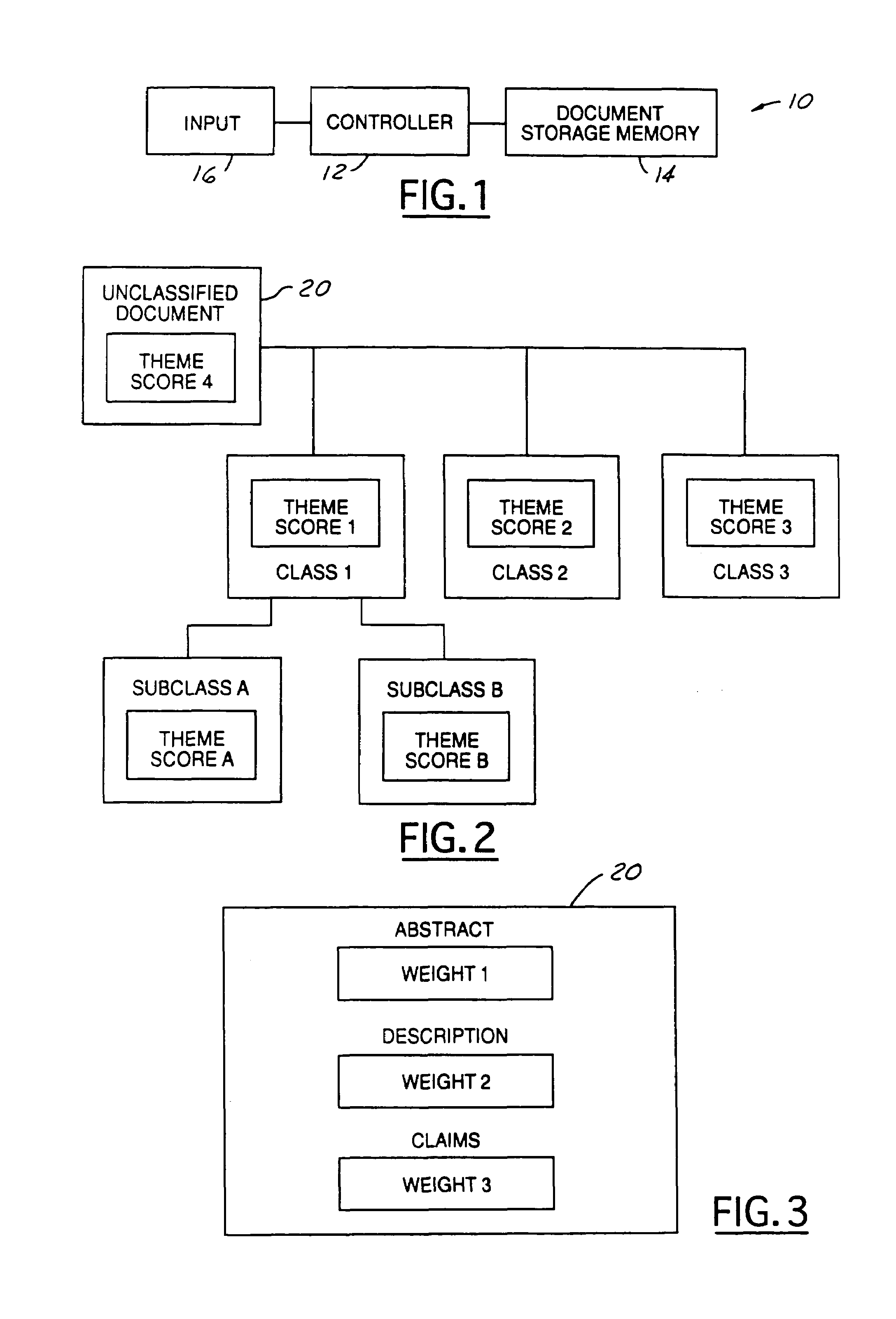 Theme-based system and method for classifying documents