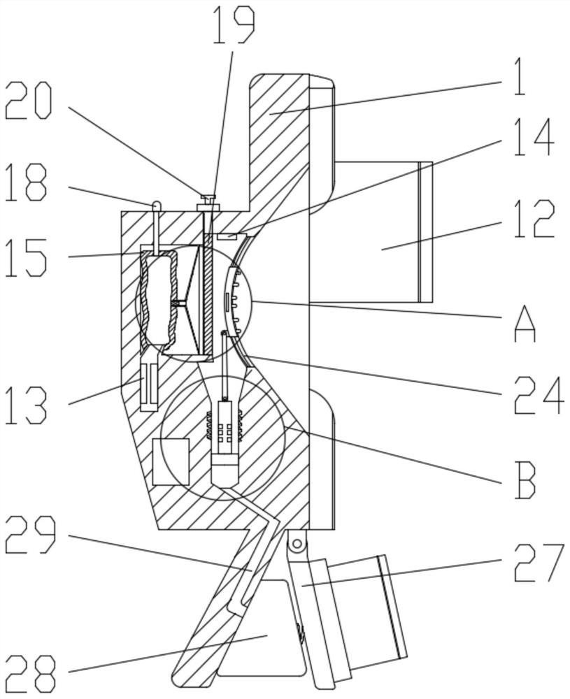 A wrapping and fixing device for buttock burn dressing