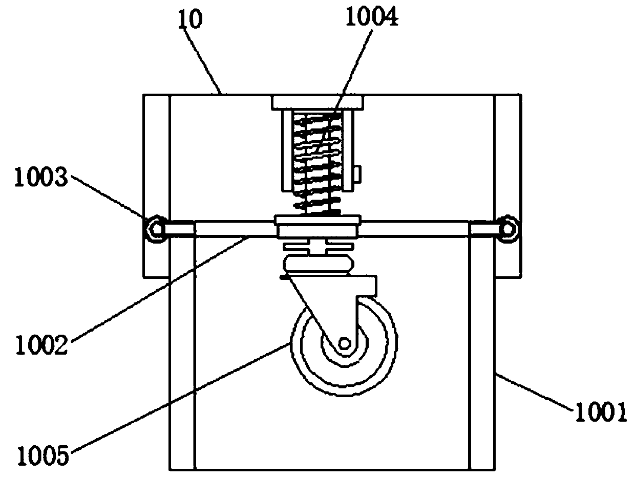 Grinding device with stability for wind turbine blades