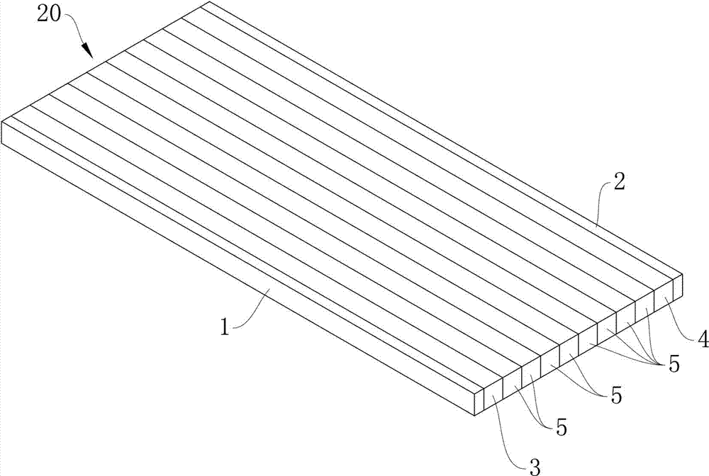 Log spliced board structure