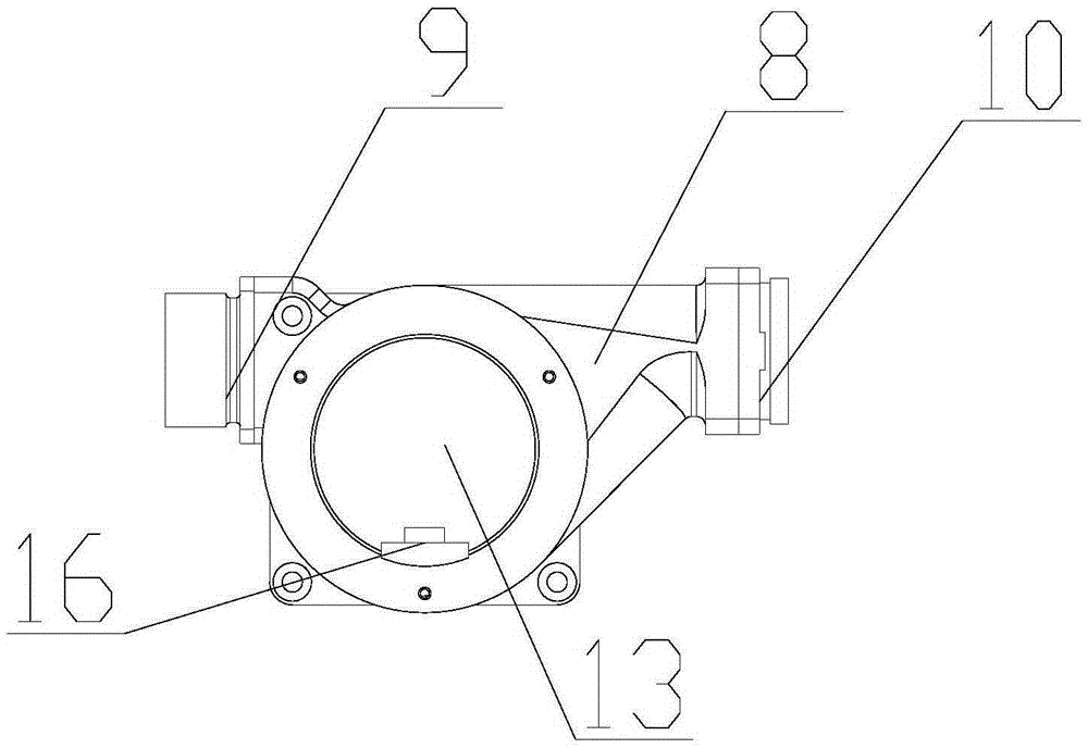 Exhaust assembly of water-drive and non-electric exhaust fan