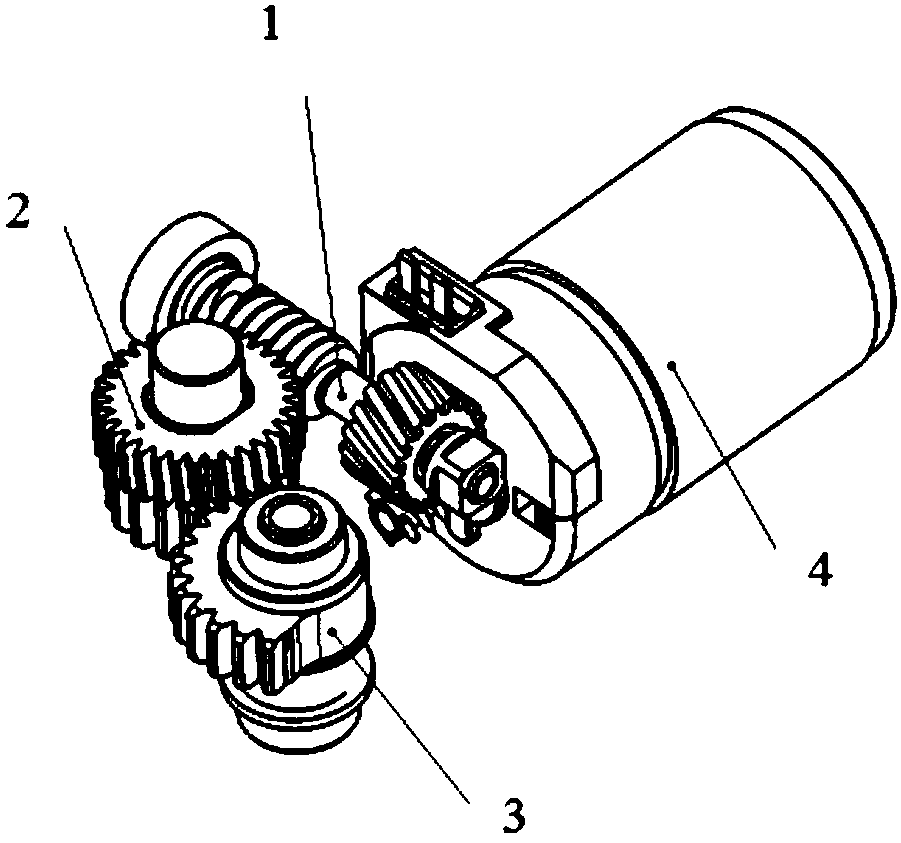 Gear-shifting actuator for new energy automobile