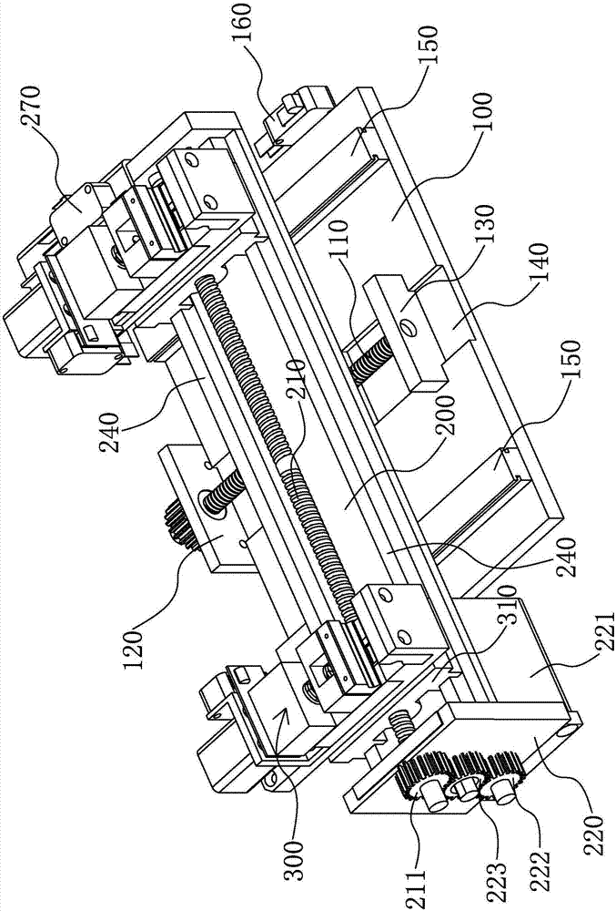 Material clamping mechanical hand movement device