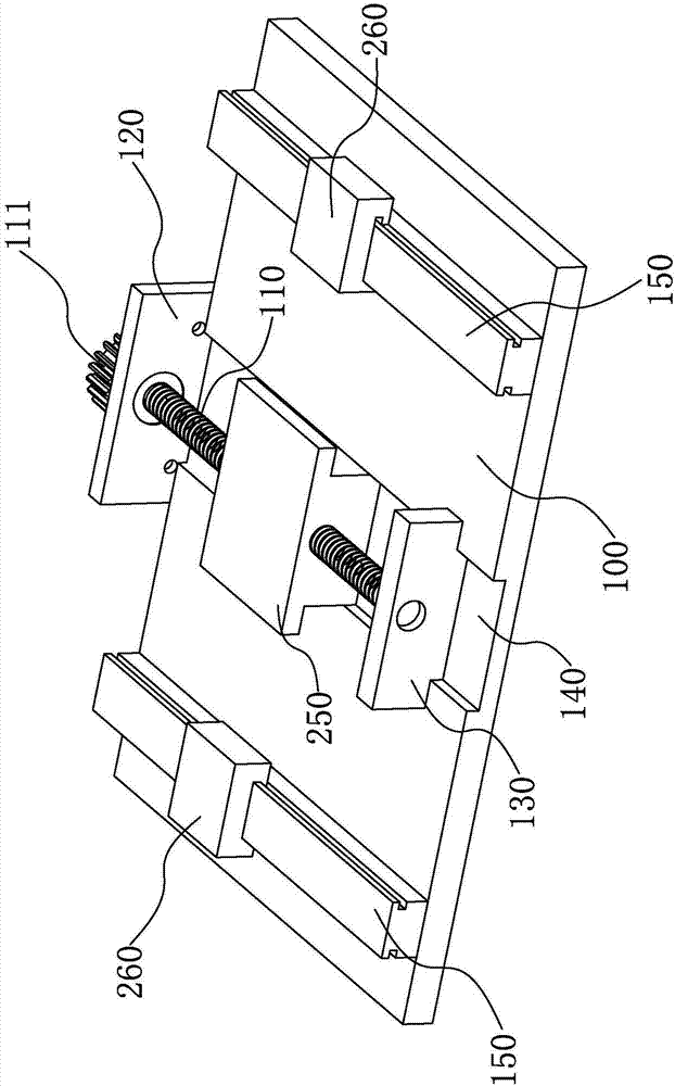 Material clamping mechanical hand movement device