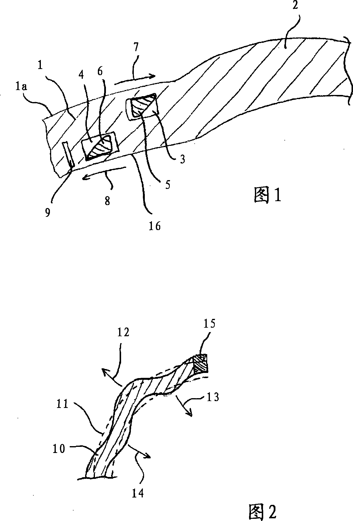 System and device for compensating a local deformation of the cornea of an eye