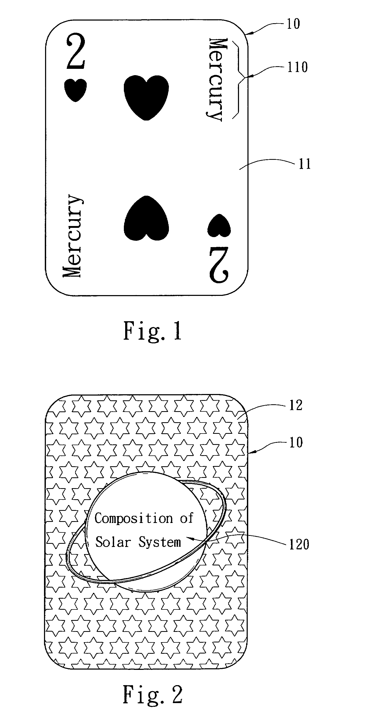 Educational card game and method of play