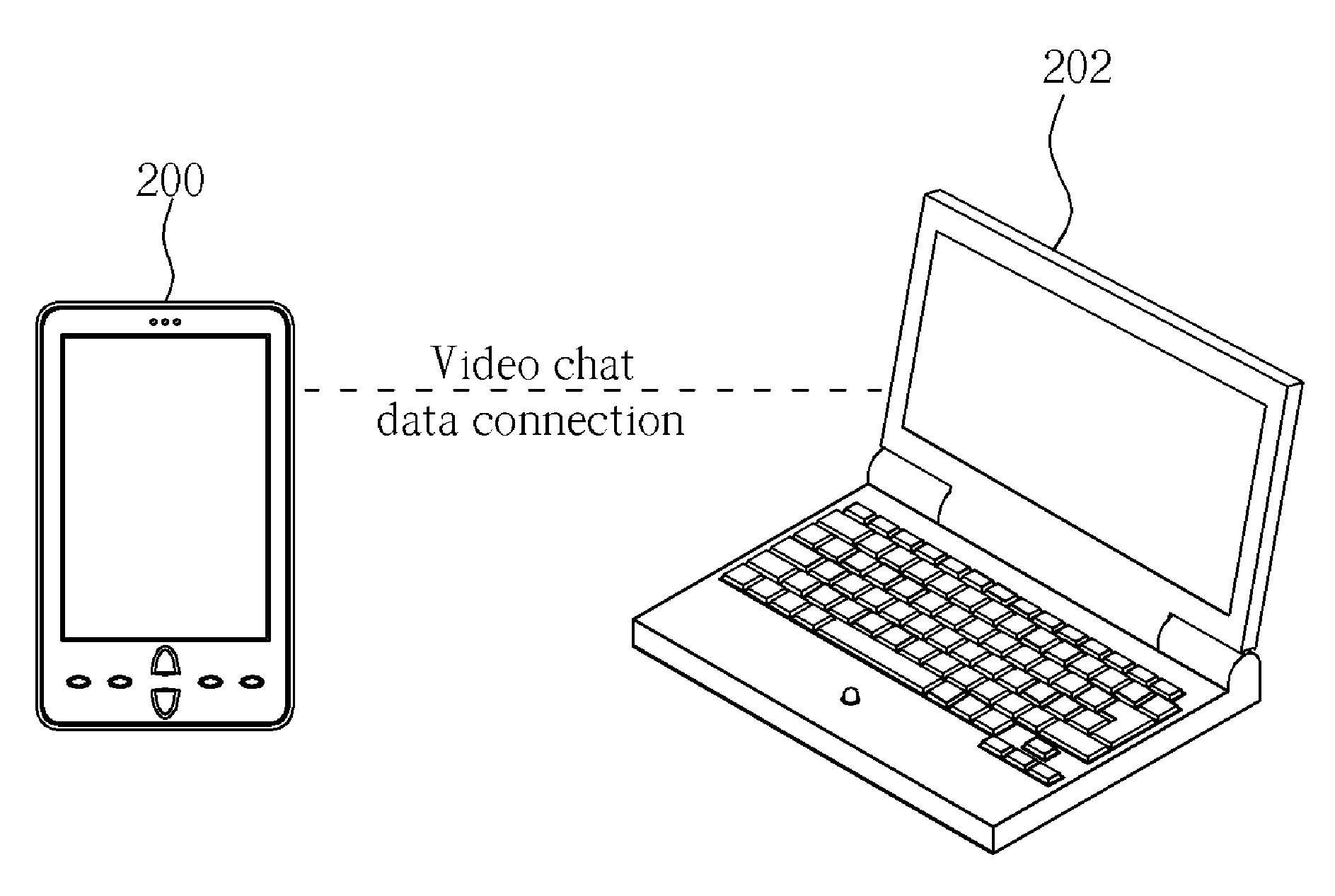 Method of Displaying Interactive Effects in Web Camera Communication