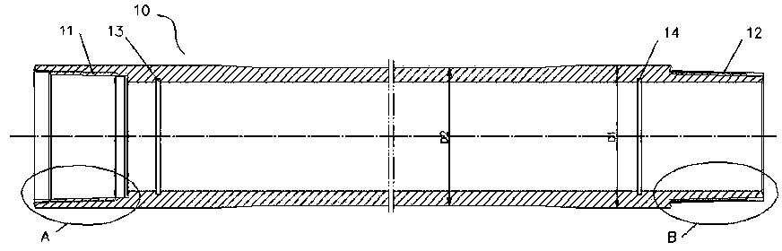 Directional drilling signal transmission drill pipe