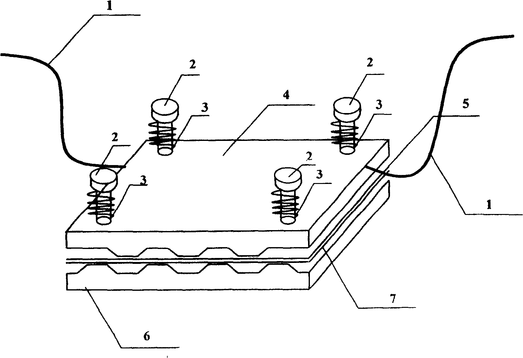 Method for implementing circular light ring strength uniformization and optical fiber mode disturbing apparatus