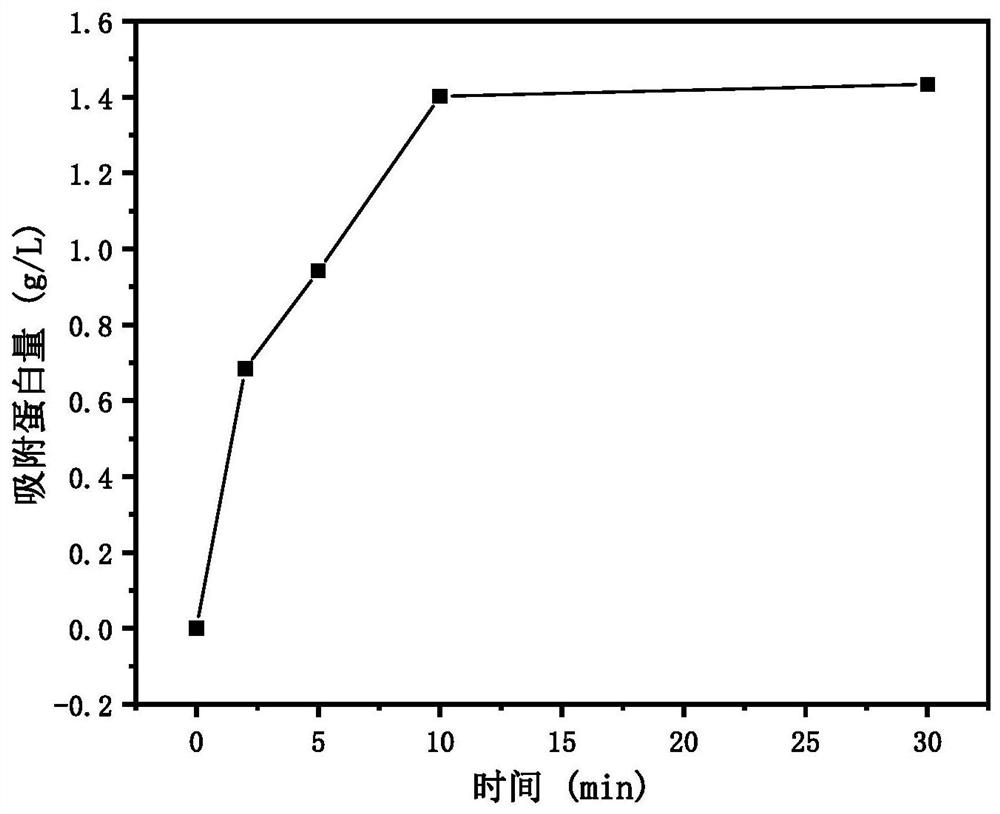 A method for improving the adsorption capacity of powdery chitin to enzyme protein and its application