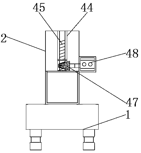 Gluing device for mask processing