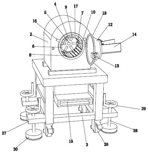 Full-automatic grain crushing equipment