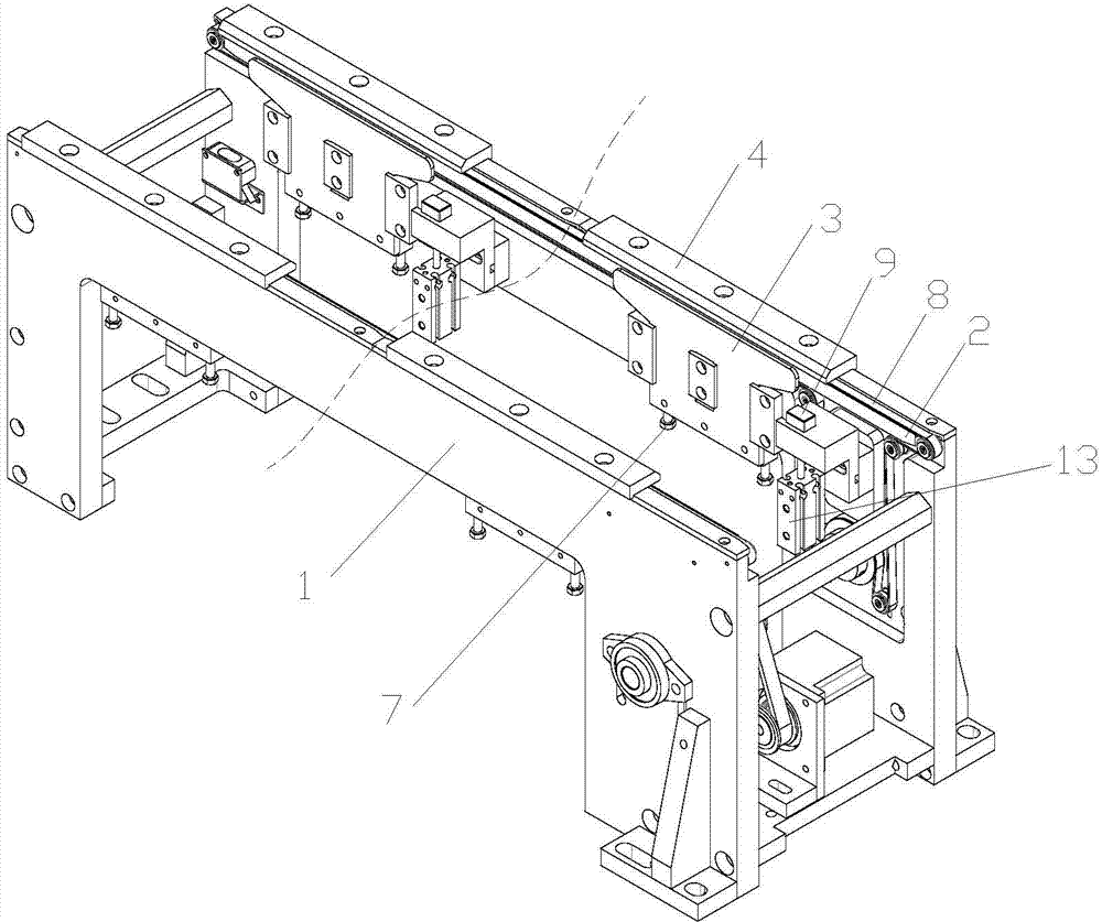Conveying device for carrier plate