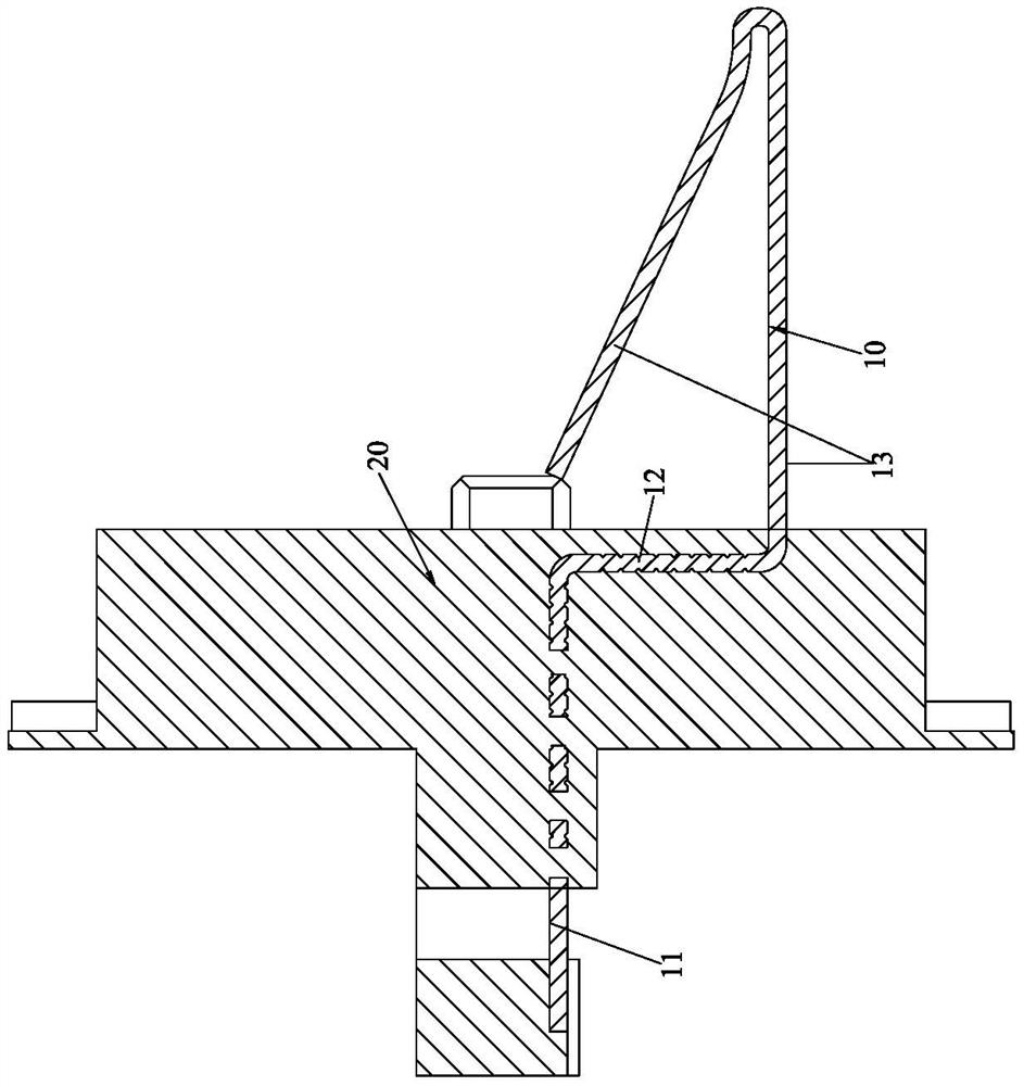 Connector with improved air tightness