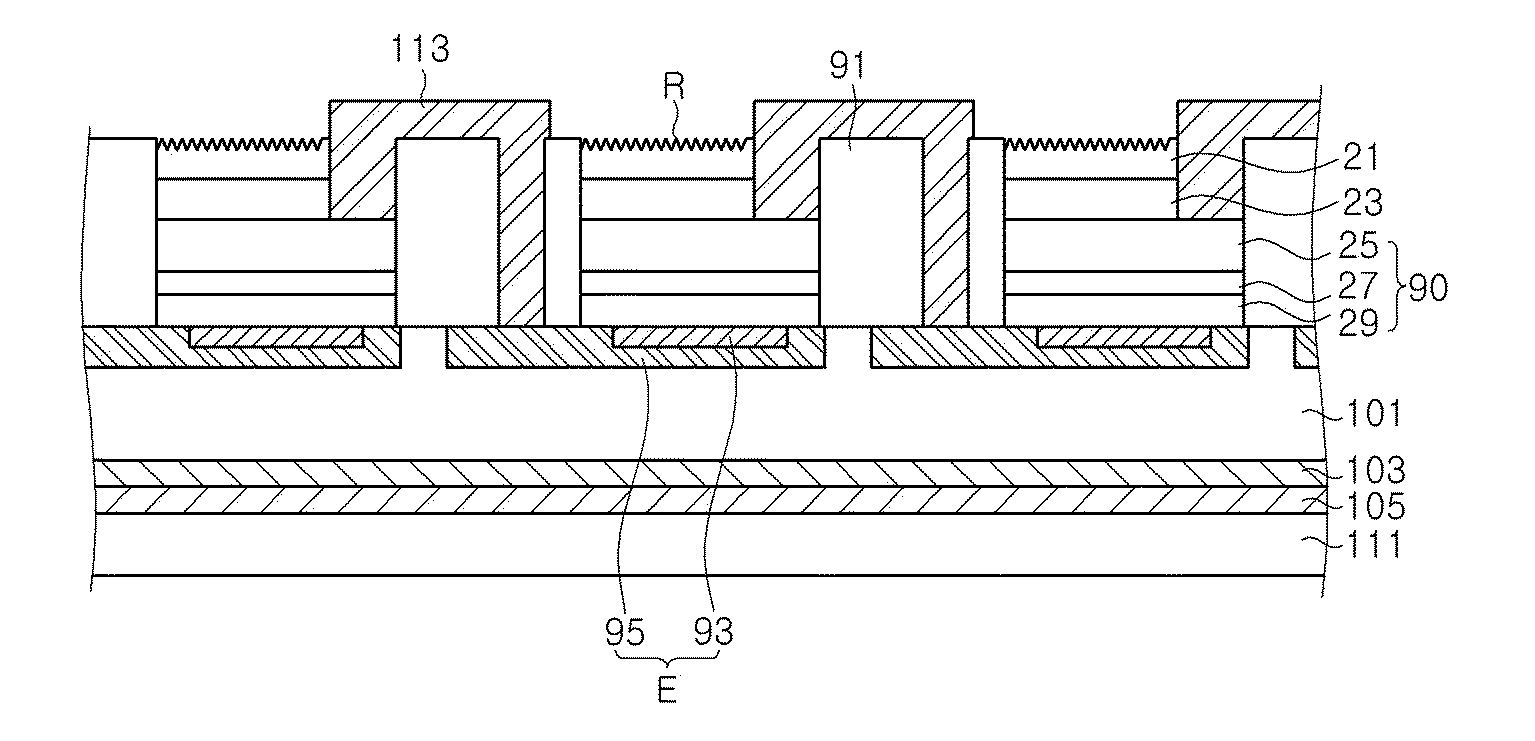 Light emitting device having a plurality of non-polar light emitting cells and a method of fabricating the same