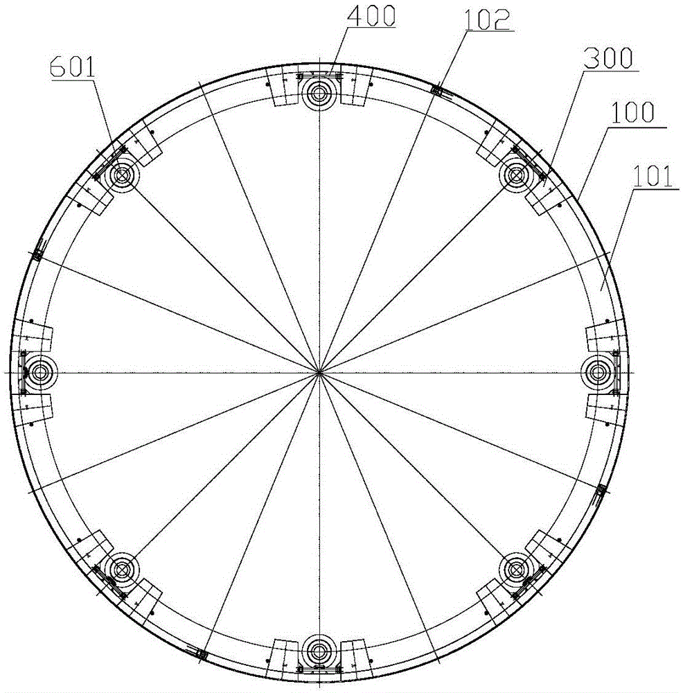 Vibration sinking construction underwater guiding device and construction technology of grid plate pile large cylinder