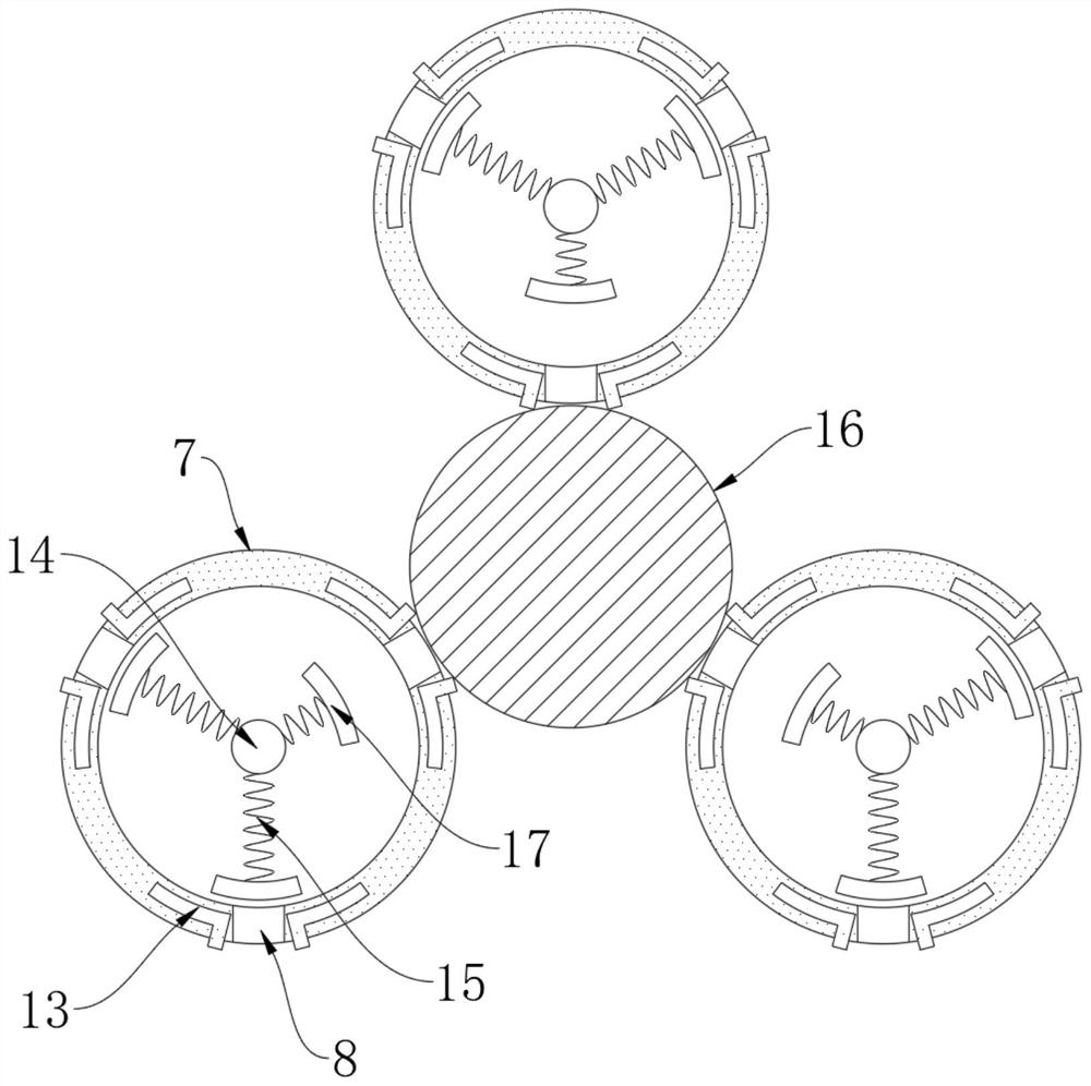 Air knife device for post-treatment of metal wire drawing