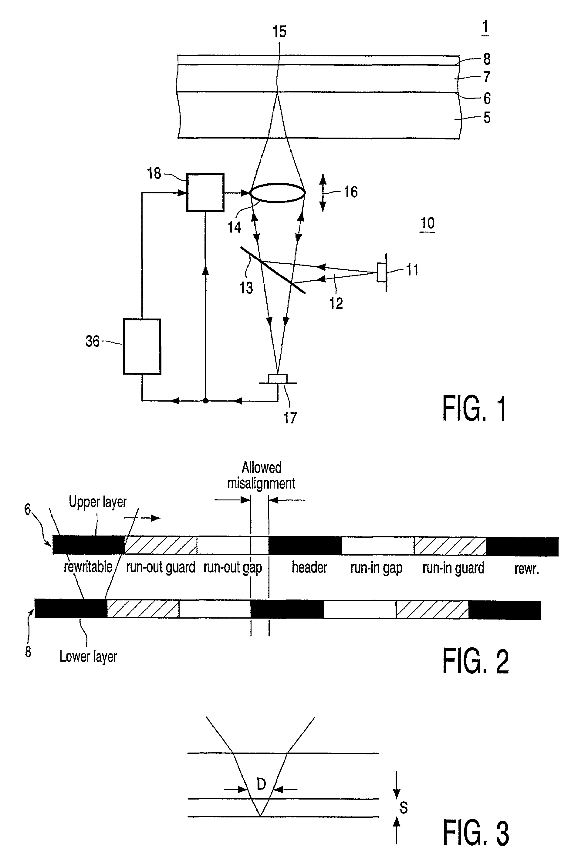 Multi-layer record carrier and method of manufacturing thereof and recording thereon, with reduced transmission differences in the upper layer