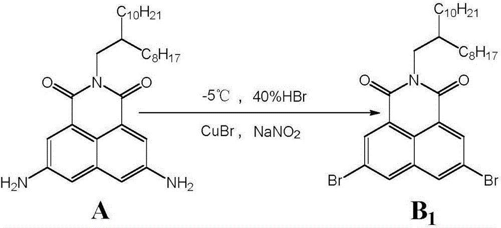 Synthesis method of 3,6-halogen atom-substituted 1,8-naphthalimide
