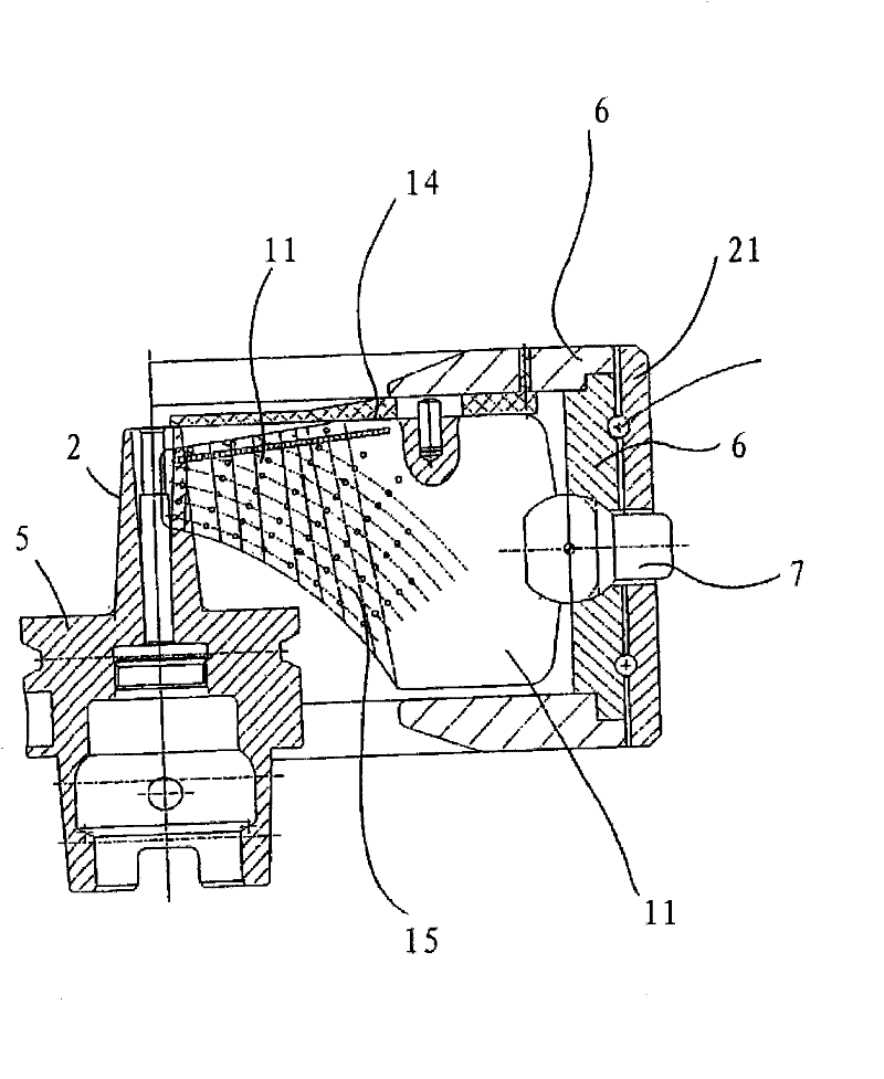 Cross-field shrink-fit device and method for limiting magnetic flux losses