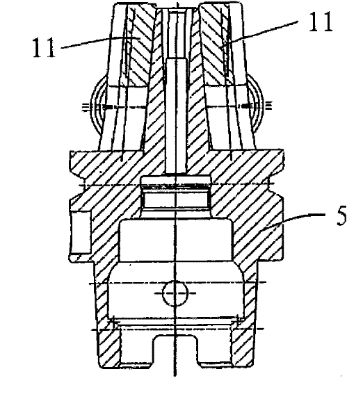 Cross-field shrink-fit device and method for limiting magnetic flux losses