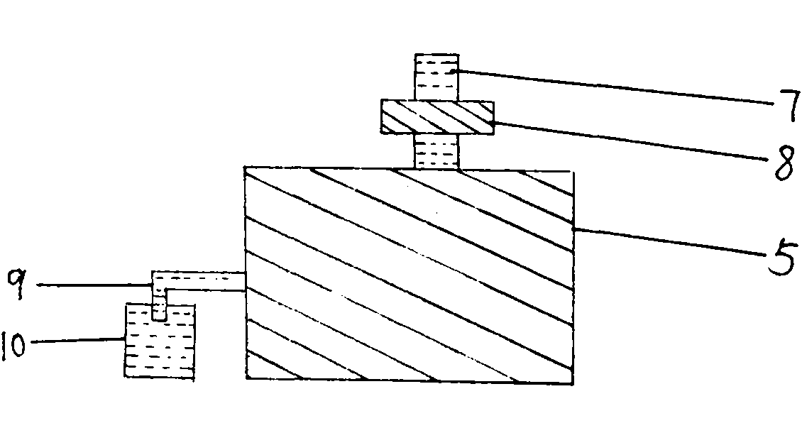 Method for filling empty region formed after exploitation of gas hydrate