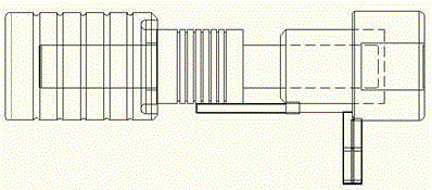 Arch wire former with two pressure rods at the same end