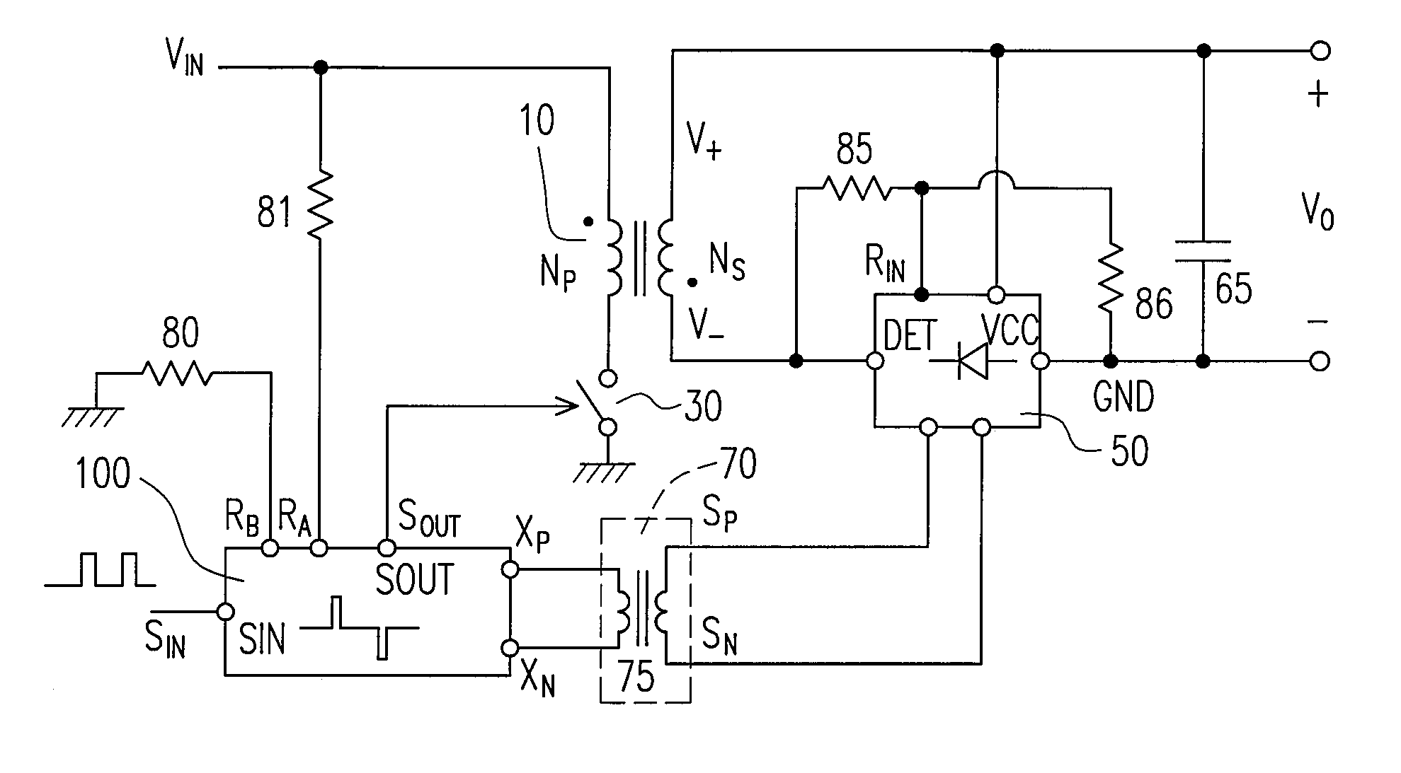 Apparatus to provide synchronous rectifying circuit for flyback power converters