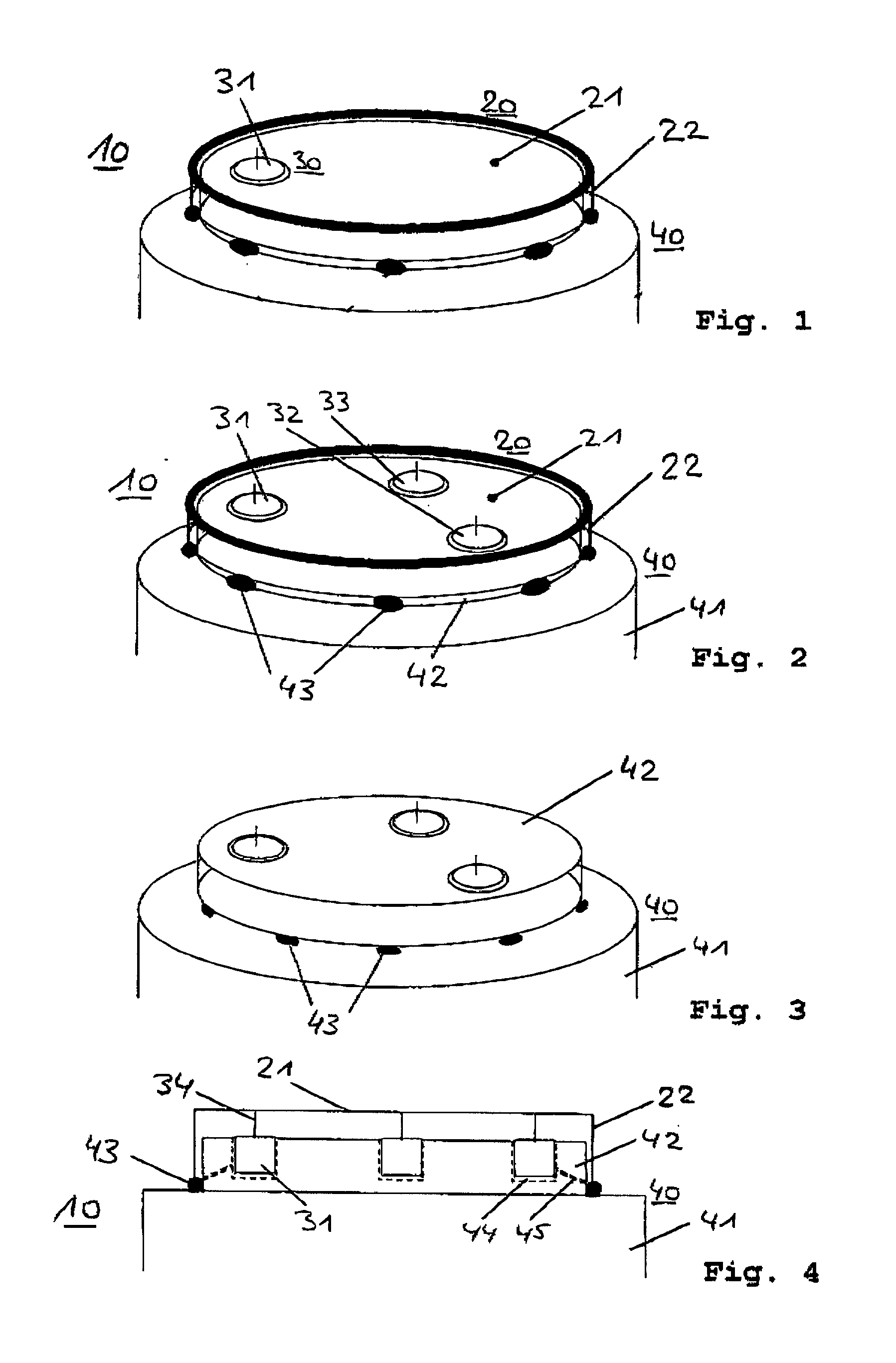 Procedure and device for acoustically detecting microparticles