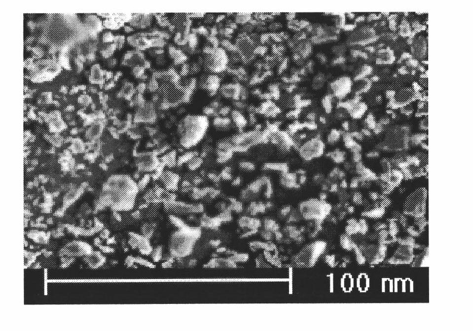 Titaniferous composition, method for forming nano particle film on ceramic or glass surface from titaniferous composition and application of titaniferous composition