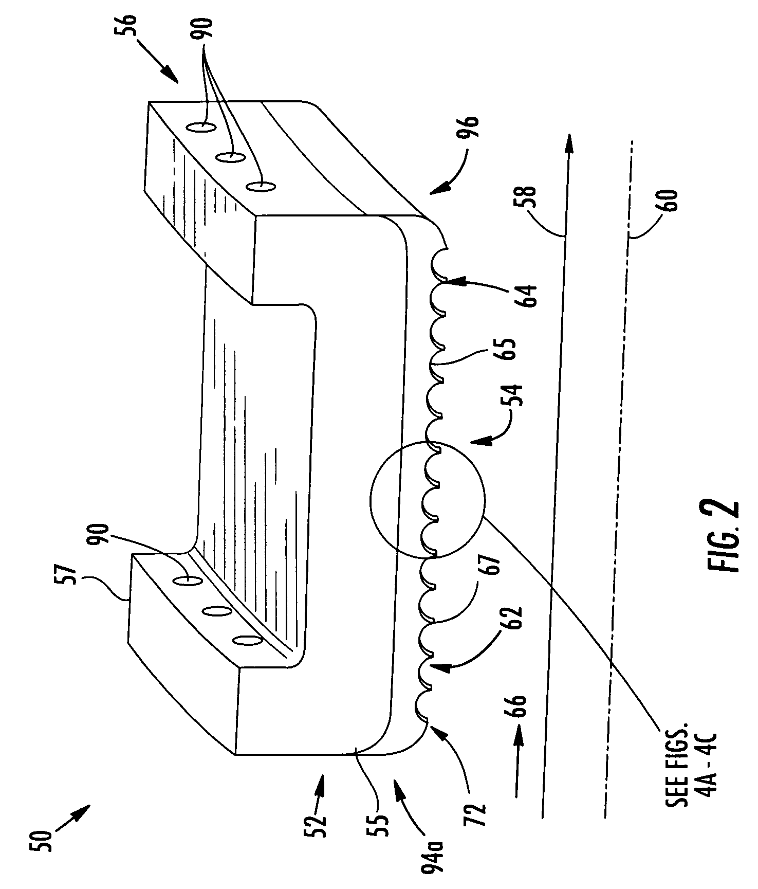 Ring seal for a turbine engine