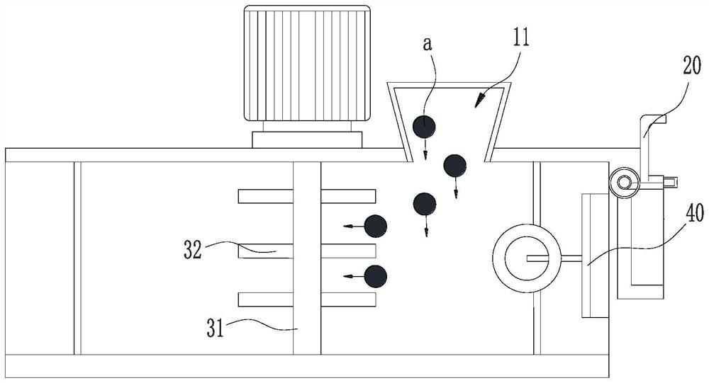 Flocculation grading dehydration device