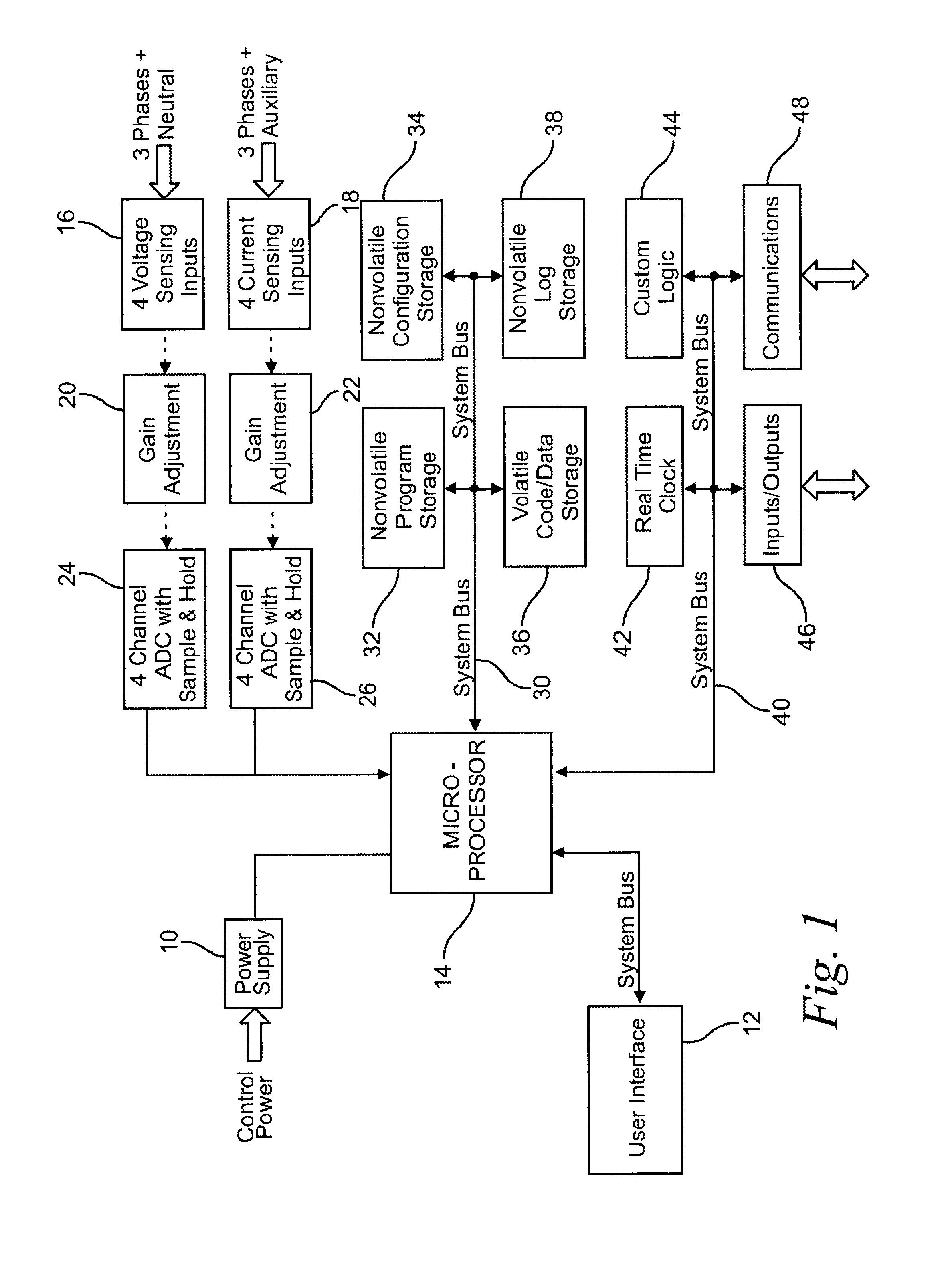 Automated alarm setpoint learning in an electrical meter