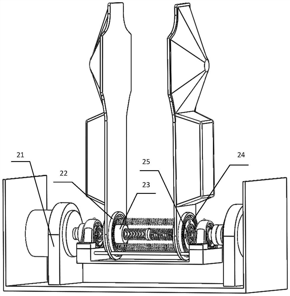 Two-degrees-of-freedom reinforcement type manipulator